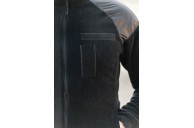 Кофта флісова з soft-shell плечами та рукавами, чорна L