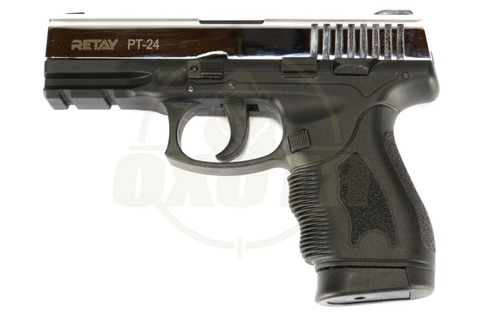 Пістолет стартовий Retay PT24 кал. 9 мм. Колір - nickel