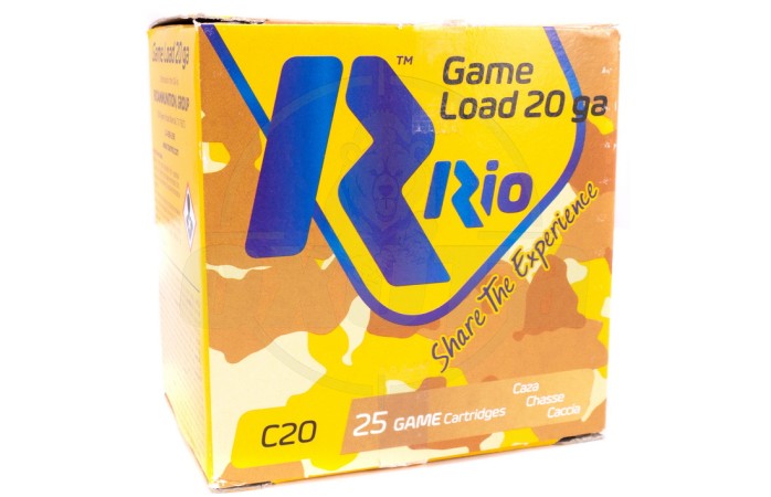 Патрон RIO Game Load C20 NEW кал. 20/70 дріб №3 (3.5 мм)