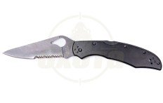 Ніж Spyderco Byrd Cara Cara 2 Black напівсерейтор